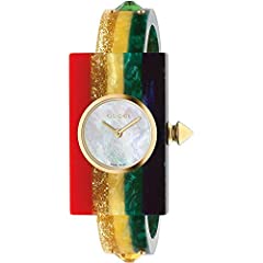 Gucci Plexiglas Ladies Studded Bangle Watch YA143520 for sale  Delivered anywhere in USA 