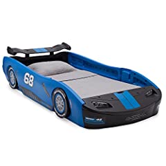Delta Children Turbo Race Car Twin Bed, Blue for sale  Delivered anywhere in USA 