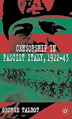 Censorship fascist italy d'occasion  Livré partout en France