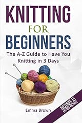 Knitting beginners guide for sale  Delivered anywhere in UK