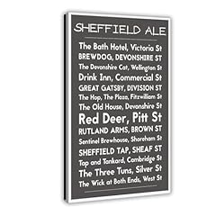 Bnuaf sheffield poster usato  Spedito ovunque in Italia 
