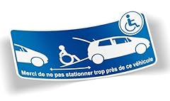 Sticker autocollant handicap d'occasion  Livré partout en France