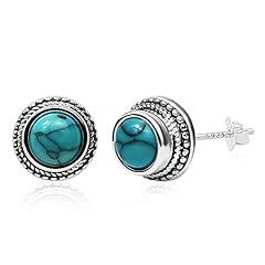 Turquoise earrings 925 for sale  Delivered anywhere in UK