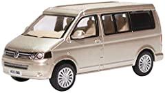 Used, Oxford Diecast VW T5 Sand Beige Camper Van 1:76 Scale for sale  Delivered anywhere in UK