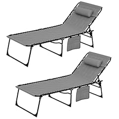 Outsunny folding chaise for sale  Delivered anywhere in USA 
