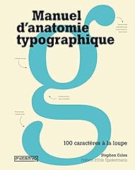 Manuel anatomie typographique d'occasion  Livré partout en France