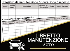 Libretto manutenzione auto usato  Spedito ovunque in Italia 