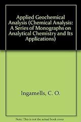 Applied geochemical analysis d'occasion  Livré partout en Belgiqu