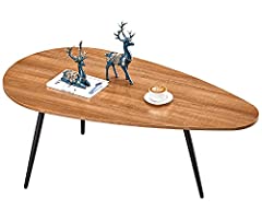 SAYGOER Coffee Table Living Room Mid Century Drop Shape for sale  Delivered anywhere in UK
