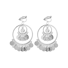 Boho clip earrings for sale  Delivered anywhere in UK