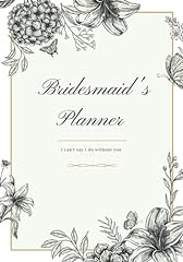 Bridesmaid planner for sale  Delivered anywhere in UK