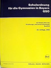 Schulordnung gymnasien bayern gebraucht kaufen  Wird an jeden Ort in Deutschland