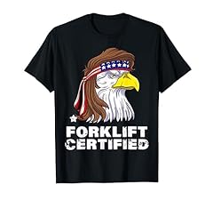 Forklift certified shirt for sale  Delivered anywhere in USA 