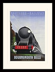 National Railway Museum Bournemouth Belle Mounted & for sale  Delivered anywhere in UK