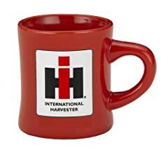Used, Red Stoneware 8oz Diner MUG with IH Logo for sale  Delivered anywhere in USA 