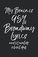 Brain broadway lyrics for sale  Delivered anywhere in USA 