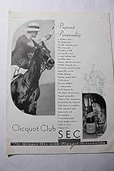 Advertisement clicquot club for sale  Delivered anywhere in USA 