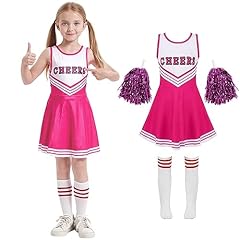 Costume cheerleader bambina usato  Spedito ovunque in Italia 