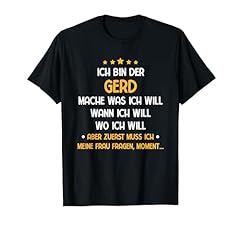 Gerd vorname shirt gebraucht kaufen  Wird an jeden Ort in Deutschland