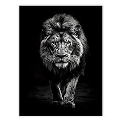 Framed lion wall for sale  Delivered anywhere in USA 