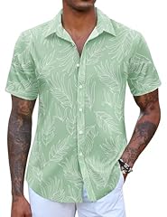 Coofandy men hawaiian for sale  Delivered anywhere in USA 