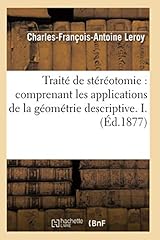 Traité stéréotomie comprena d'occasion  Livré partout en France