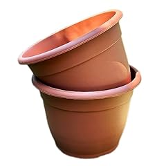 Terracotta plastic planters for sale  Delivered anywhere in UK