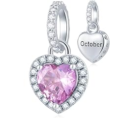 October birthstone charm for sale  Delivered anywhere in UK