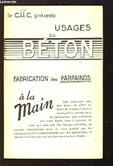 Fabrication parpaings. usage d'occasion  Livré partout en France