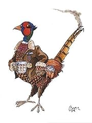 Pheasant shooting greeting for sale  Delivered anywhere in UK