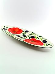 Painted ceramic oval for sale  Delivered anywhere in UK