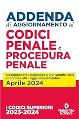 Addenda codice penale usato  Spedito ovunque in Italia 