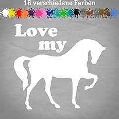 Pferdeaufkleber love horse gebraucht kaufen  Wird an jeden Ort in Deutschland