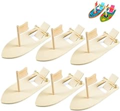 Joyibay 6 Pcs DIY Wooden Sailboat-Kids DIY Painting for sale  Delivered anywhere in UK