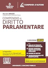 Compendio diritto parlamentare usato  Spedito ovunque in Italia 