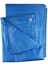Blue waterproof tarpaulin for sale  Delivered anywhere in UK