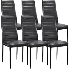Black dining chairs for sale  Delivered anywhere in Ireland