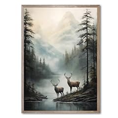 Vintage deer wall for sale  Delivered anywhere in USA 