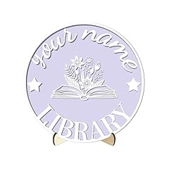 Personalized library sign for sale  Delivered anywhere in USA 