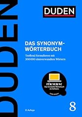 Duden synonymwörterbuch treff gebraucht kaufen  Wird an jeden Ort in Deutschland