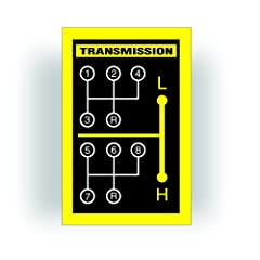 Used, Transmission Shift Pattern Sticker Decal Compatible for sale  Delivered anywhere in USA 