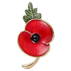 Poppy flowers brooches for sale  Delivered anywhere in UK