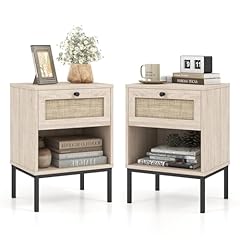 Giantex rattan nightstands for sale  Delivered anywhere in USA 