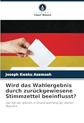 Wahlergebnis durch zurückgewi gebraucht kaufen  Wird an jeden Ort in Deutschland