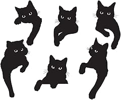 6pcs black cats for sale  Delivered anywhere in UK