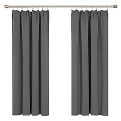 Deconovo grey curtains for sale  Delivered anywhere in UK