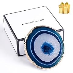 Agate coasters blue for sale  Delivered anywhere in USA 
