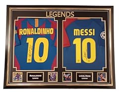 Messi ronaldinho signed for sale  Delivered anywhere in UK