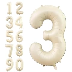 Number balloon beige for sale  Delivered anywhere in UK