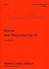 Two rhapsodies op. usato  Spedito ovunque in Italia 